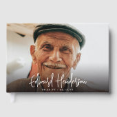 Script Funeral Photo Sympathy ゲストブック (正面)