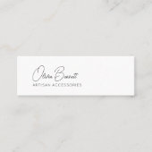 Script Heart Earring display holder スキニー名刺 (正面)