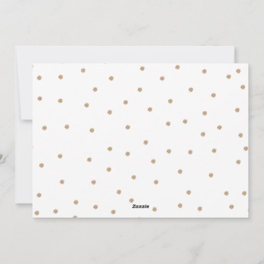 Script Joyeux Noelクリスマスフォトエレガントカード シーズンカード (裏面)