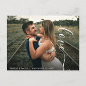 Script Loveの結婚写真 ポストカード (正面)