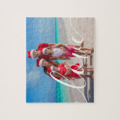 Script Love Family Photo ジグソーパズル (縦)