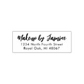 Script Makeup Studio Name Return Address セルフインキングスタンプ (デザイン)