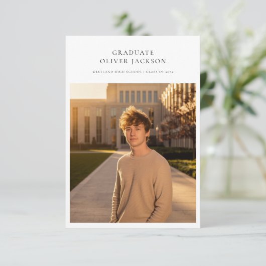 Script Masters Degree Western卒業写真 招待状 (スタンド正面)