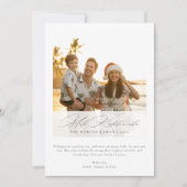 Script Mele Kalikimaka熱帯家族の写真 シーズンカード (正面)