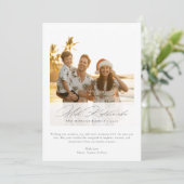 Script Mele Kalikimaka熱帯家族の写真 シーズンカード (スタンド正面)