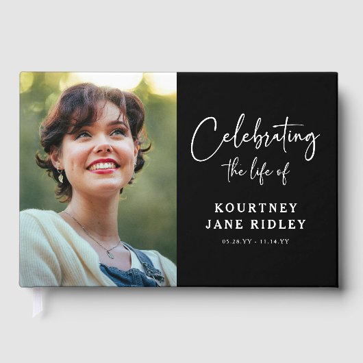 Script Memorial Photo & Message Sympathy  ゲストブック (正面)