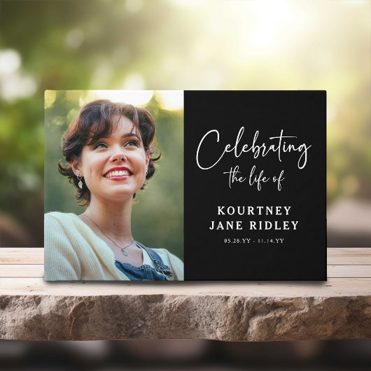 Script Memorial Photo & Message Sympathy ゲストブック