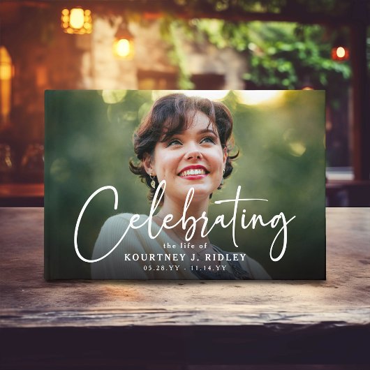 Script Memorial Photo & Message Sympathy  ゲストブック