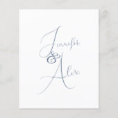Script Minimalist Photo Collage Thank You Cards (正面)