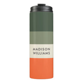 Script Monogram Colorblock水平ストライプ タンブラー