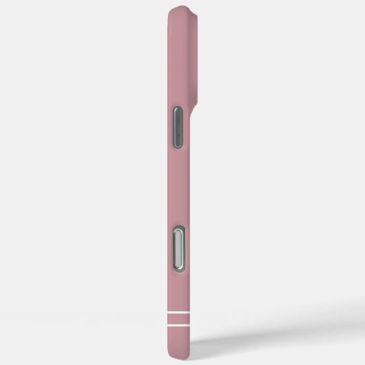 Script Name Minimalist Dusty Rose Case-Mate iPhoneケース (裏面 / 右)