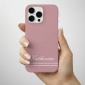 Script Name Minimalist Dusty Rose Case-Mate iPhoneケース