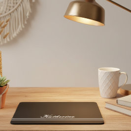 Script Name Minimalist Midnight Back マウスパッド