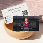 Script Name Professional Real Estate Agent Photo 名刺