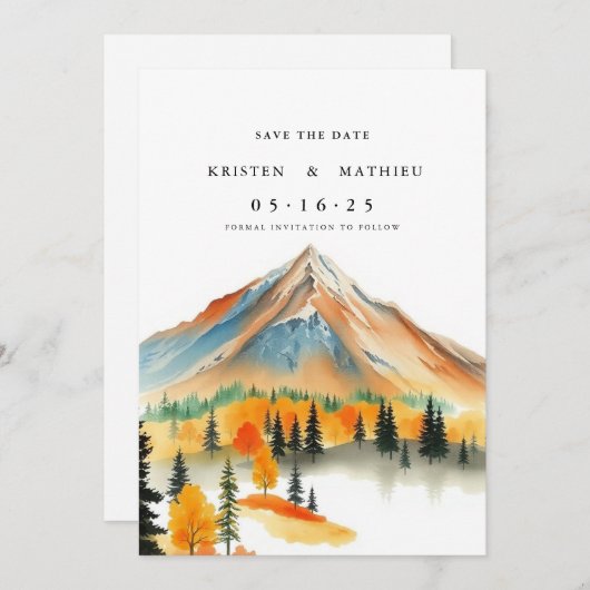 Script Online Mountain セーブザデート (正面/裏面)