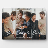 Script Overlay パーソナライズされた Coule最高の Ever Photo フォトプラーク (正面)