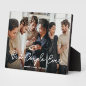 Script Overlay パーソナライズされた Coule最高の Ever Photo フォトプラーク (側面)