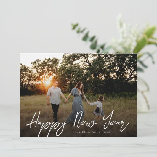 Script Overlay New Year Photo シーズンカード (スタンド正面)