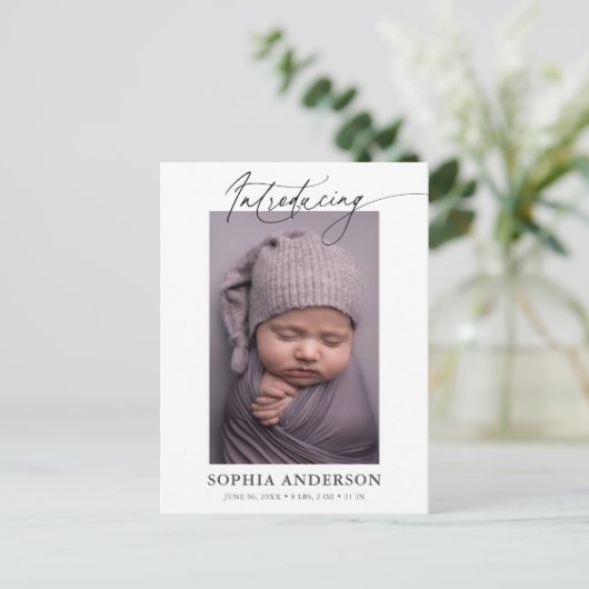 Script Photo誕生 案内ポストカード (スタンド正面)