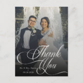 Script Photo 結婚's Thank You ポストカード (正面)