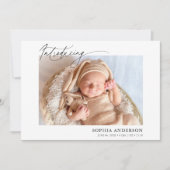 Script Photo Announcementのご紹介 案内状 (正面)