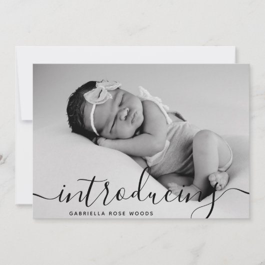 Script Photo Collageのカスタム概要 案内状 (正面)