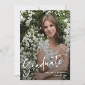 Script Photo Graduation Party  招待状 (正面)