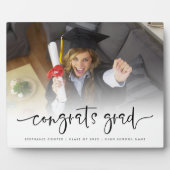 Script Photo OverlayおめでとうGrad 2025卒業 フォトプラーク (正面)