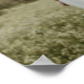 Script Photo Wedding Welcome Sign Poster ポスター (角)