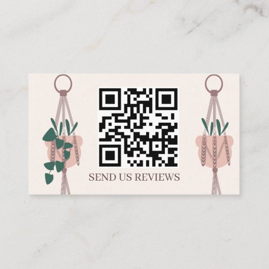 Script Plants Hanging Thank You 名刺 (裏面)