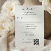 Script QR Code Modern Wedding 出欠カード