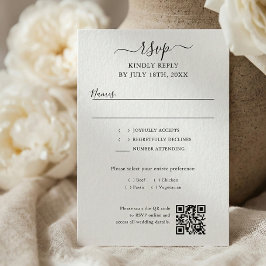 Script QR Code Modern Wedding 出欠カード