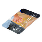 Script Save the Date photo magnet マグネット (左側)