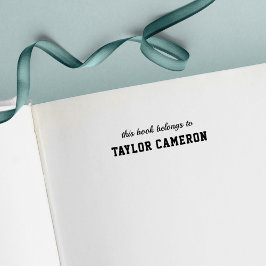 Script & Serif Varsityスタイルこの本はT0に属する セルフインキングスタンプ