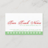 script TACOSカスタマロイヤリティカード ロイヤリティカード (裏面)