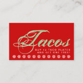 script TACOSカスタマロイヤリティカード ロイヤリティカード (正面)