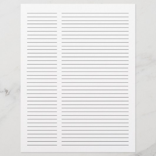 Script Taupe Metallic Gold Monogram Recipe (裏面)