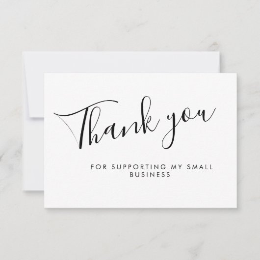 Script Thank You Card Discount Code Review Busines サンキューカード (正面)