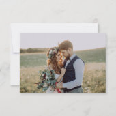 Script Thank You Photo's 結婚サンキューカード サンキューカード (裏面)