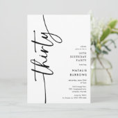 Script Thirty' 30th Birthday 招待状 (スタンド正面)