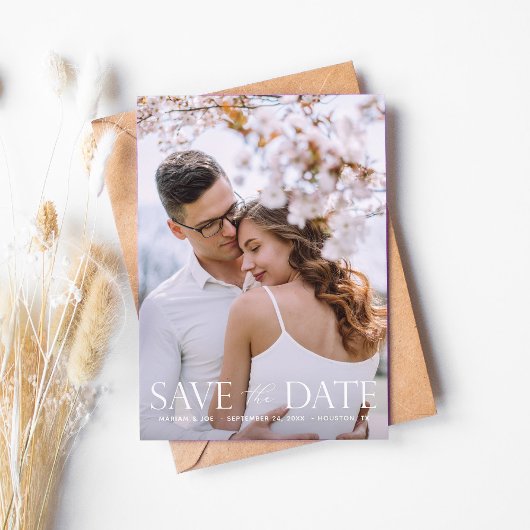 Script V 2写真モダン日付の保存 招待状