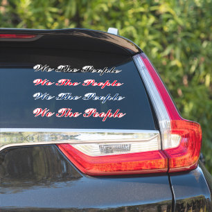 Script We The People Sticker シール