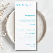 Script Wedding Dinner Minimalist Wedding Reception メニュー