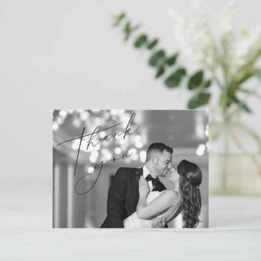 Script Wedding Thank You Post Card ポストカード (スタンド正面)