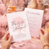 Script Wife Is a Showgirl Bachelorette Weekend 招待状
