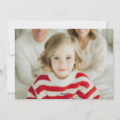 Scripted Chic Merry Christmas Design シーズンカード (裏面)