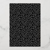 Scripted Gold Foil Photo Graduationのお知らせ 箔招待状 (裏面)