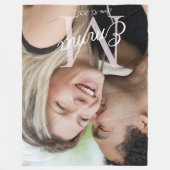 Scripted Overlay Story Fleece Blanket フリースブランケット (正面)