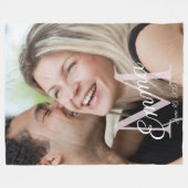 Scripted Overlay Story Fleece Blanket フリースブランケット (正面(横))