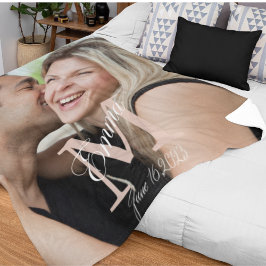 Scripted Overlay Story Fleece Blanket フリースブランケット